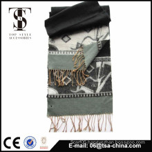 Hot sale new design fashion jacquard scarf in very soft hand touch men long scarf